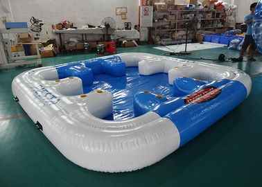 6 Person Floating Island , Inflatable Island Rafts For River and Ocean