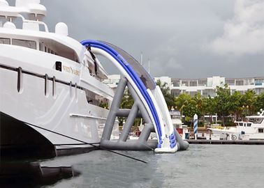 Commercial Grade Inflatable Water Slide ,  Inflatable Yacht Ship Slide For Water Sport