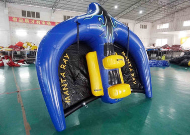 Commercial Grade PVC Inflatable Manta Ray Towable Tube OEM For Water Sport