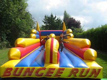 Inflatable Bungee Run Amusement Park For Children And Adult