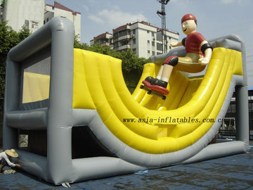 Inflatable Amusement Park With Big Inflatable Slide For Adult / Kids