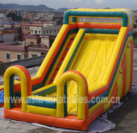 Inflatable Amusement Park With Big Inflatable Slide For Adult / Kids