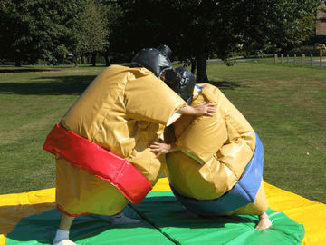 Sumo Wresting Inflatable Amusement Park , Inflatable Carnival Games