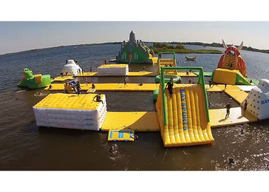 30m × 40m Giant Inflatable Water Park For Children With Customized Logo