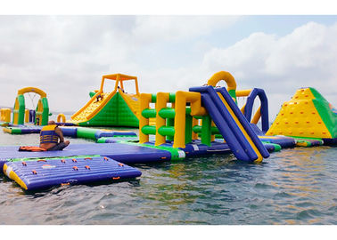 Amazing And Crazy Inflatable Water Park , Blow Up Water Slide For Adults