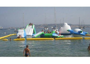 0.9mm PVC Tarpaulin Inflatable Water Parks With 3 Years Warranty