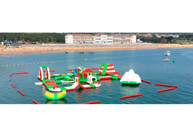 Customized Kids Giant Inflatable Water Park for Sea / Lake / Ocean