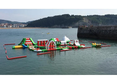 Customized Kids Giant Inflatable Water Park for Sea / Lake / Ocean