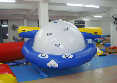 4 - 6 Person Water Inflatable Rotating Top Inflatable Water Gyro , Planet Saturn