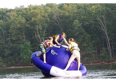 4 - 6 Person Water Inflatable Rotating Top Inflatable Water Gyro , Planet Saturn