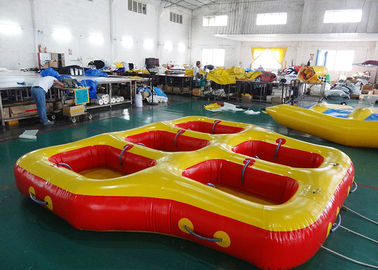 Fun Beach Surfing Water Sport Games / Inflatable Flying Towable Tube