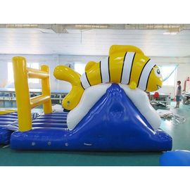 Exciting Nimo Theme Aqua Run Inflatables / Blow Up Water Obstacle Course