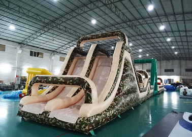 Inflatable Boot Camp Obstacle Course Challenge / Outdoor Inflatable Obstacle Course