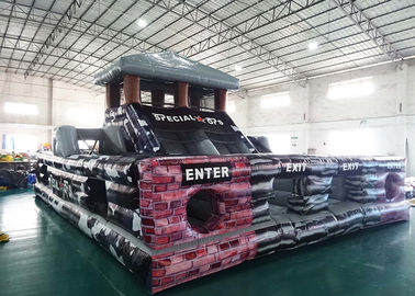 Inflatable Military Obstacle Course For Park Amusement Park Games