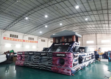 Inflatable Military Obstacle Course For Park Amusement Park Games