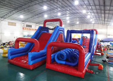 Durable Inflatable Amusement Equipment , Blow Up Obstacle Course For Playground Games