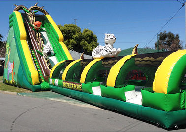 Hot commercial jungle inflatable slide for sale