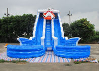 2018 Hot Sale Inflatable Bear Water Slide With Double Lanes With Pool