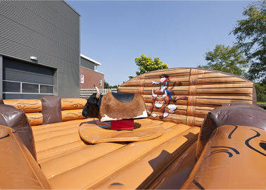 Inflatable Riding Mechanical Bull Rodeo Ride , Inflatable Mechanical Bull Mattress