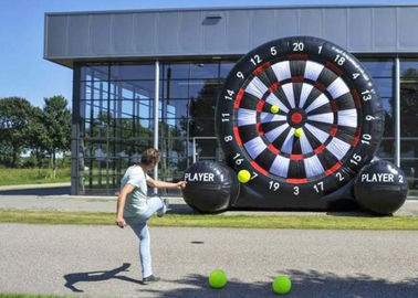 Double Stitching Inflatable Dartboard For Event , Inflatable Soccer Dart