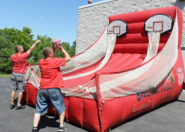 Enviromental Inflatable Basketball Hoop With Basketball Shooter Games