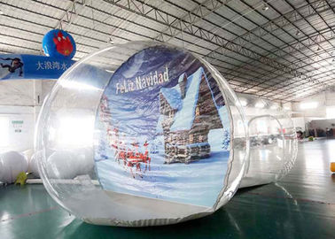 OEM Inflatable Snow Globe with Tunnel for Promotion