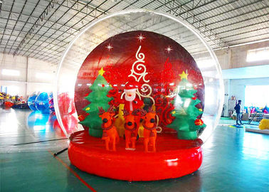 Holiday Decoration Large Christmas Inflatable Snow Globe 3m To 8m Diameter