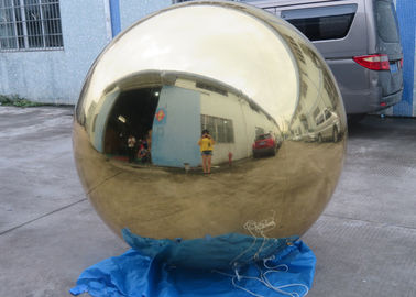 Outdoor Live Concert Advertising Inflatables Decoration Sliver Reflect Inflatable Mirror Balloon