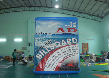 PVC Inflatable Billboard , Advertising Inflatables Water Billboard