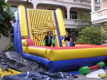 Inflatable Amusement Park Velcro Sticky Wall Games For Commercial