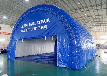 Lightweight Blue Airtight Inflatable Tunnel Tent For Advertising , Celebration