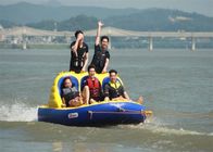 6 Riders Summer Inflatable Water Sport Toys , Towable Bandwagon Boat for Kids
