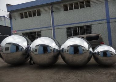 Advertising Mirror Helium Balloon And Silver Mirror Ball Inflatable For Party