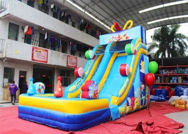 Happy Birthday Gift Inflatable Water Slide with Silk - screen Printing