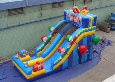 Happy Birthday Gift Inflatable Water Slide with Silk - screen Printing