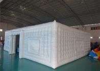 White Advertising Airtight Inflatables Cube Tent For Big Event Occasion