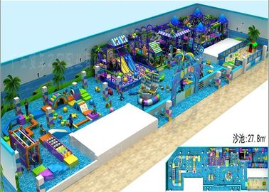 Pretty Cartoon Sea Sailing Indoor Playground Environmental Protection