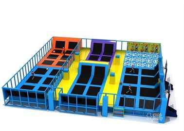 Large Commercial Plan Inflatable Sports Games / Indoor Trampoline Park