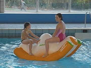 Commercial Grade 2 Seats Inflatable Water Totter / Inflatable Water Games For Pool