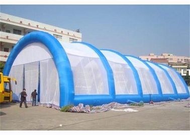 PVC Material And Glue Tunnel Large Inflatable Paintball Arena For Sports Game