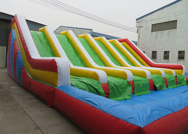 Double Stitching Inflatable Outdoor Sport Games Wipeout Obstacle Course