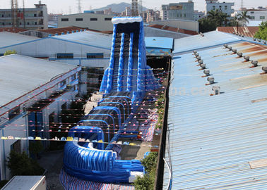 Yellow / Blue / White Inflatable Floating Water Slide For School And Garden