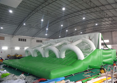 0.55mm PVC Tarpaulin Inflatable Obstacle Challenges / Inflatable Assault Course For Adults