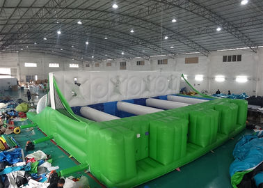 0.55mm PVC Tarpaulin Inflatable Obstacle Challenges / Inflatable Assault Course For Adults