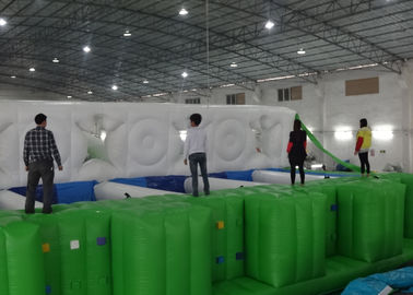 0.55mm PVC Tarpaulin Inflatable Obstacle Challenges / Inflatable Assault Course For Adults