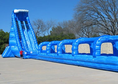 Custom Giant Inflatable Slide With Lovely Theme Hand Painting