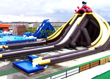 Creative Large Inflatable Dry and Wet Slides With Quadruple Stitching