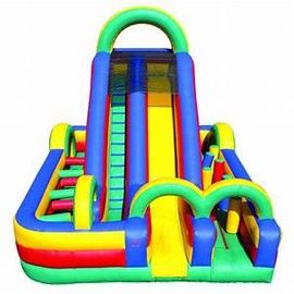 Playground Inflatable Obstacle Challenges , Blow Up Obstacle Course For Kids