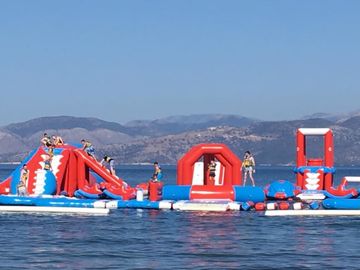 Commercial Inflatable Water Amusement Park Equipment With Digital Printing