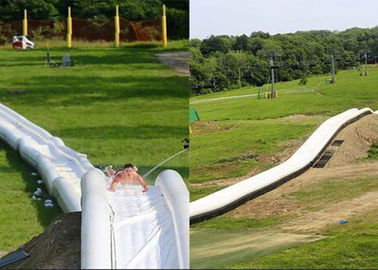 Outdoor Inflatable Long Water Slide For Adult / 1000 FT Blow Up Slip N Slide